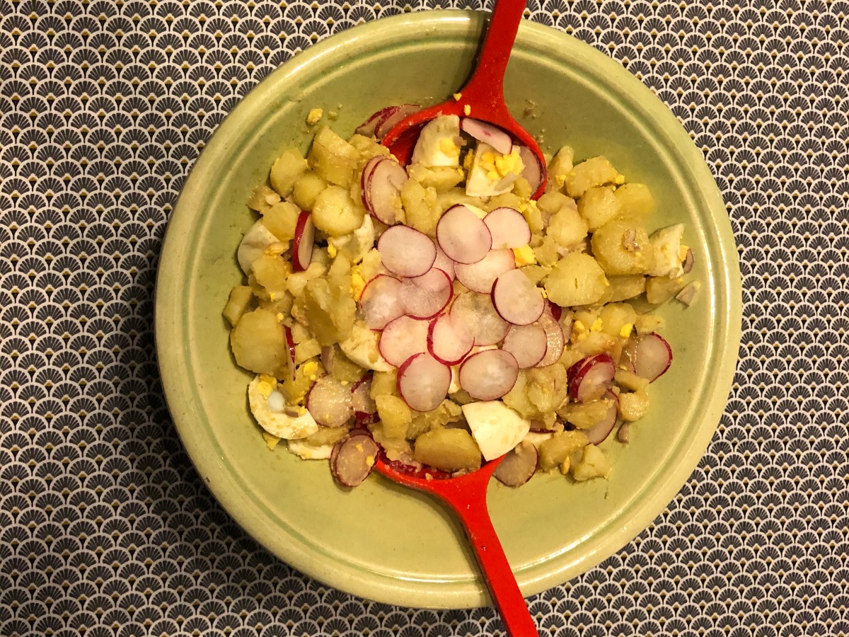Salade printanière de pomme de terre et radis